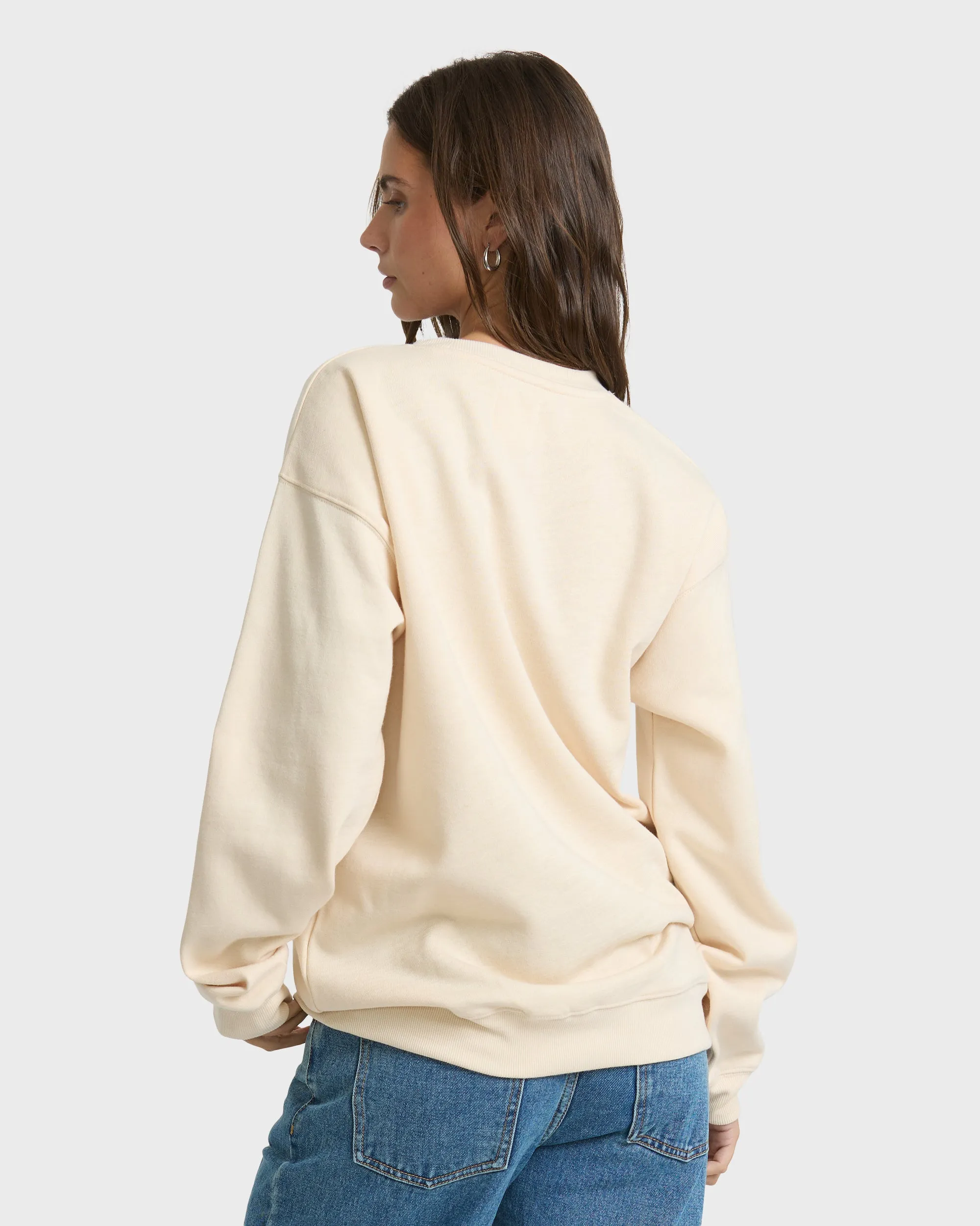 Travel West Crewneck Sweatshirt - Dove sold by Billabong product image thumbnail 2