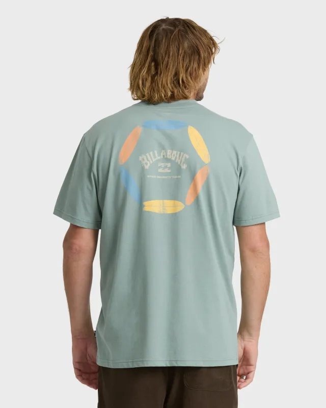 Quiver Premium Short Sleeve Knit T-Shirt - Silt Green made by Billabong