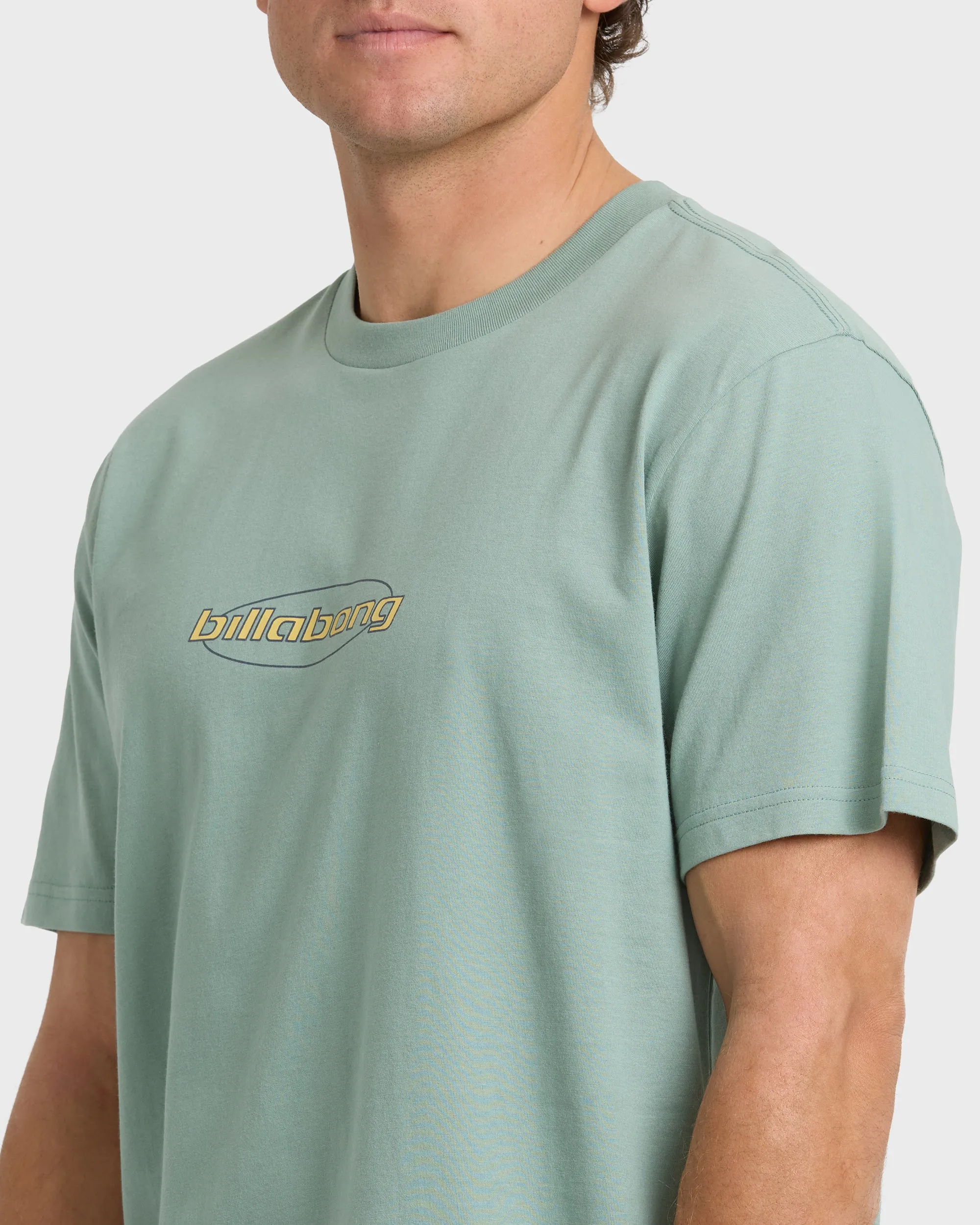 Case Premium Short Sleeve Knit T-Shirt - Silt Green sold by Billabong product image thumbnail 5