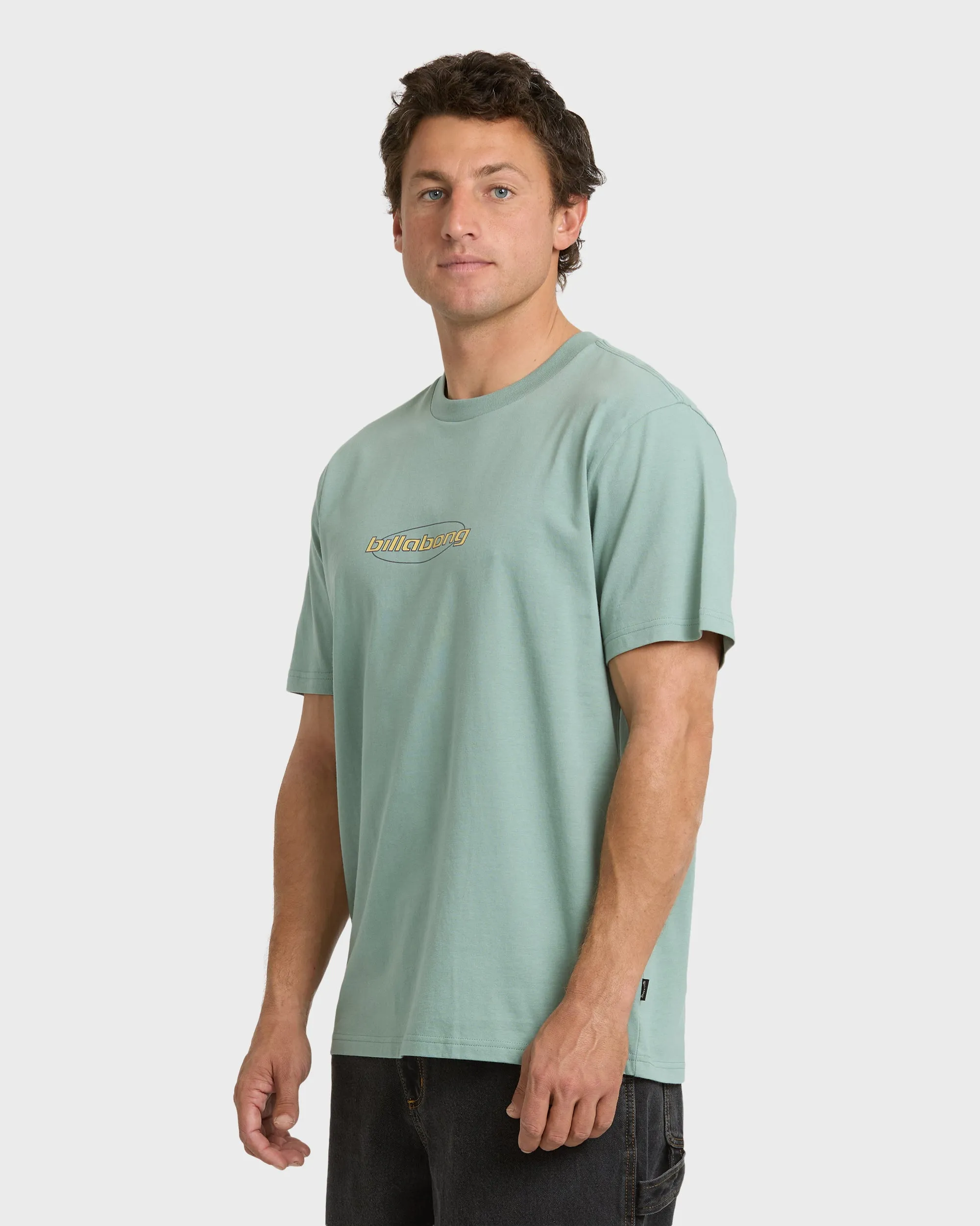 Case Premium Short Sleeve Knit T-Shirt - Silt Green sold by Billabong product image thumbnail 3