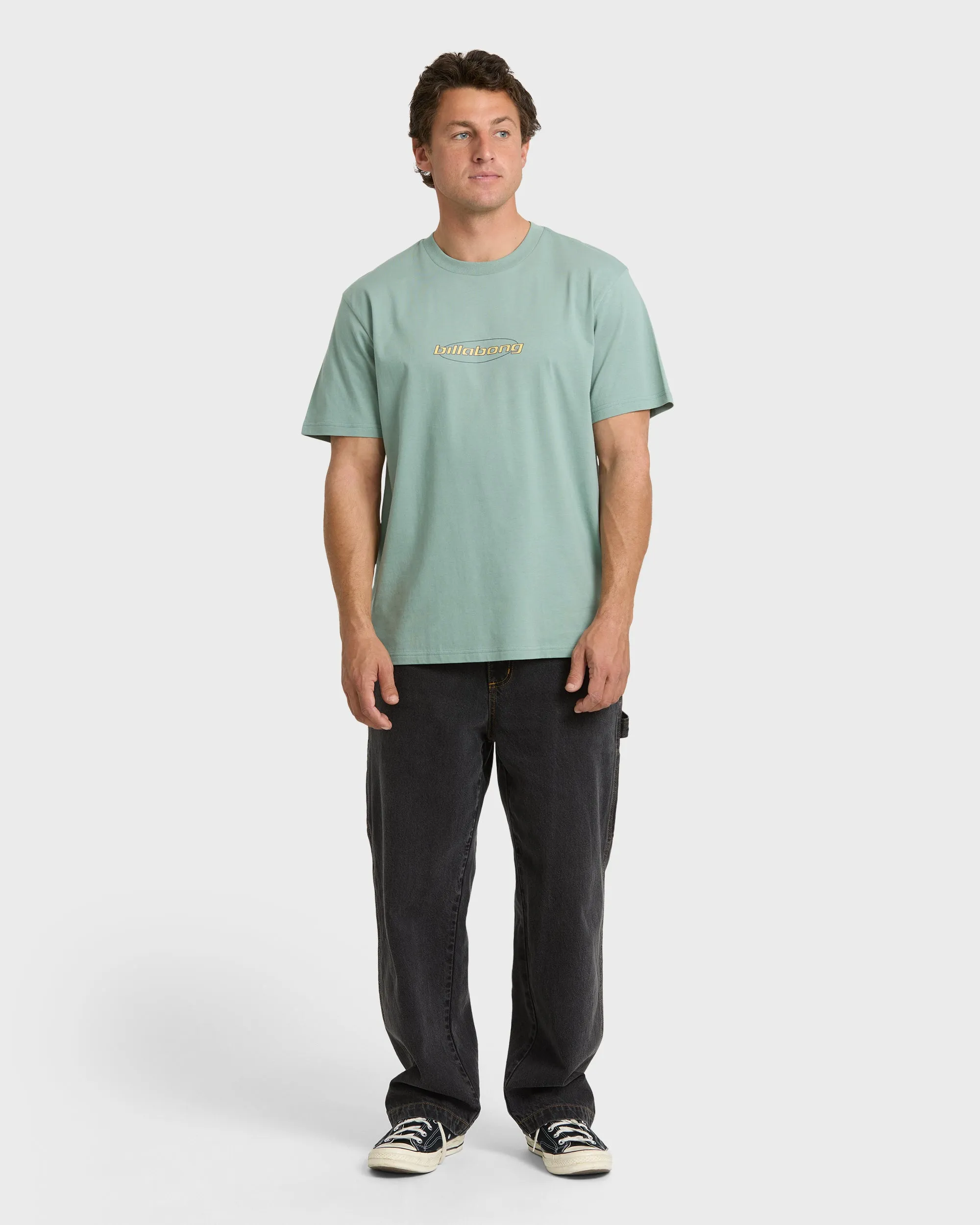 Case Premium Short Sleeve Knit T-Shirt - Silt Green sold by Billabong product image thumbnail 4