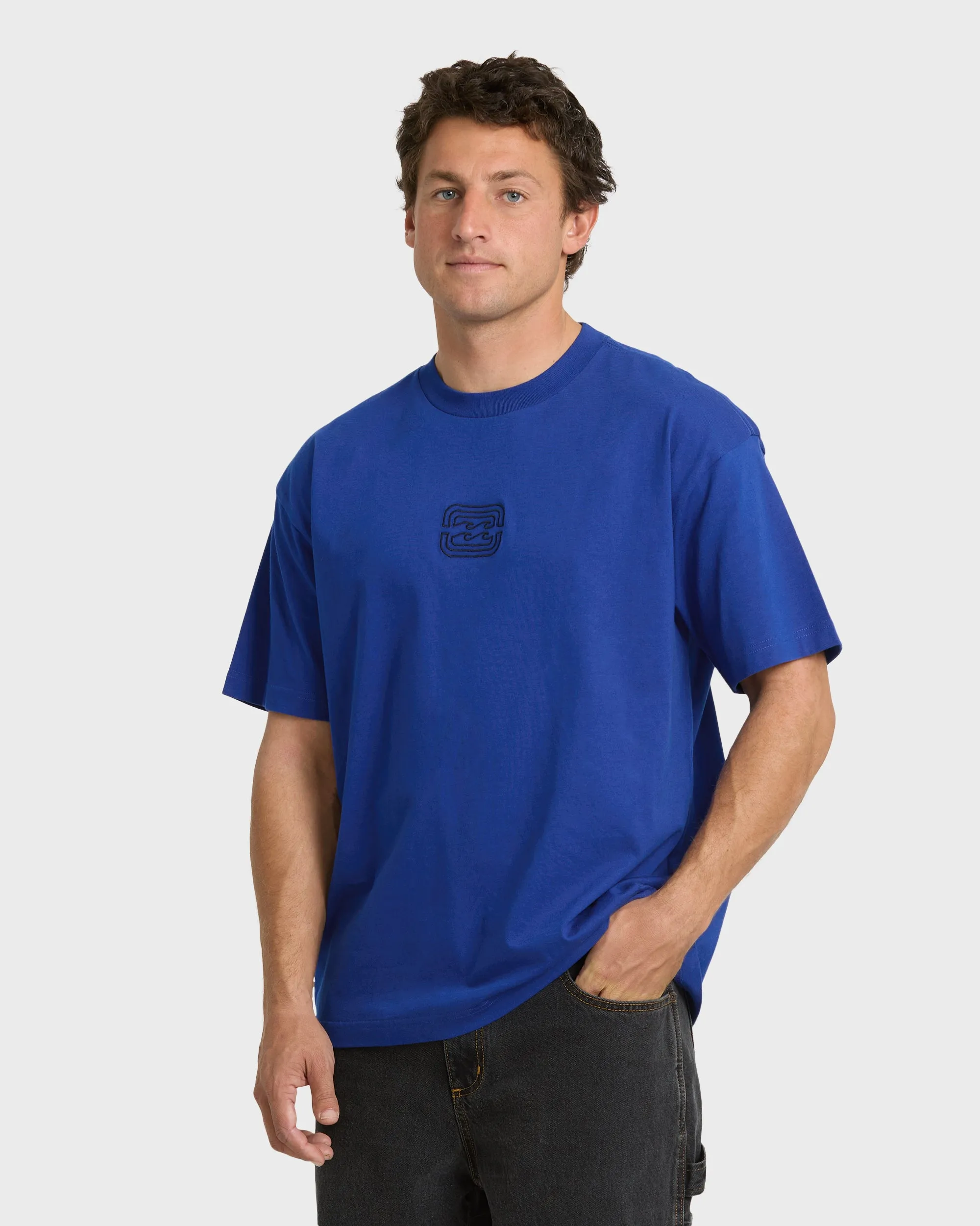 Core Lord OG Short Sleeve Cotton T-Shirt - Classic Blue sold by Billabong product image thumbnail 3
