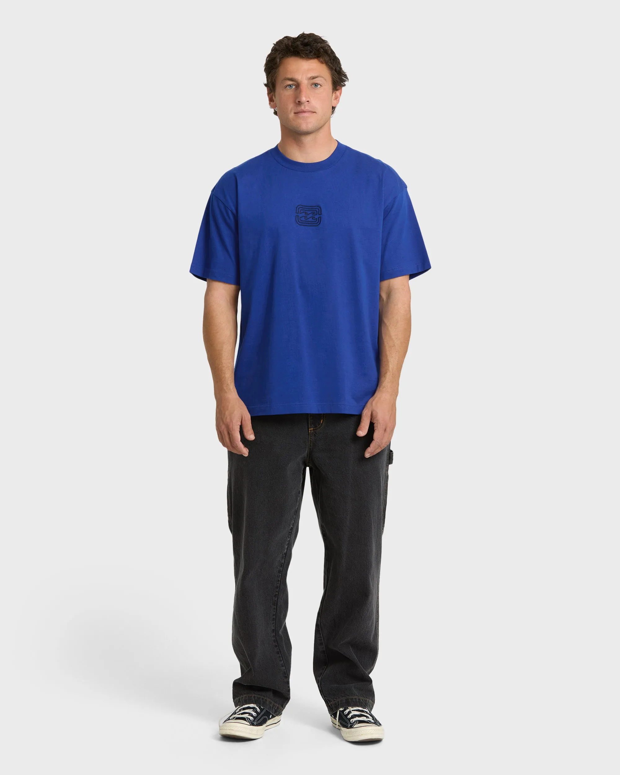 Core Lord OG Short Sleeve Cotton T-Shirt - Classic Blue sold by Billabong product image thumbnail 4