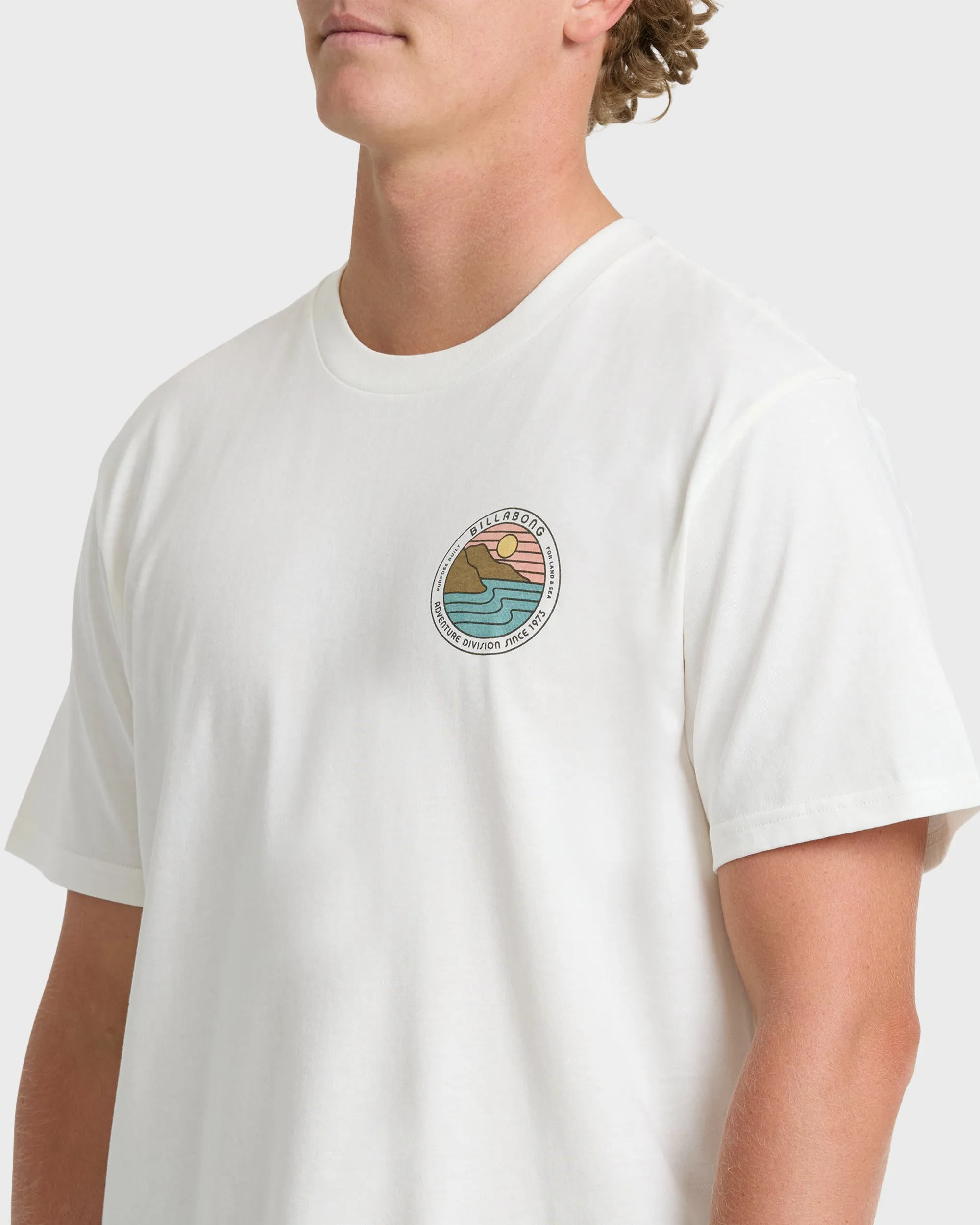 Rockies Adventure Division Premium Short Sleeve Knit T-Shirt - Off White sold by Billabong product image thumbnail 5