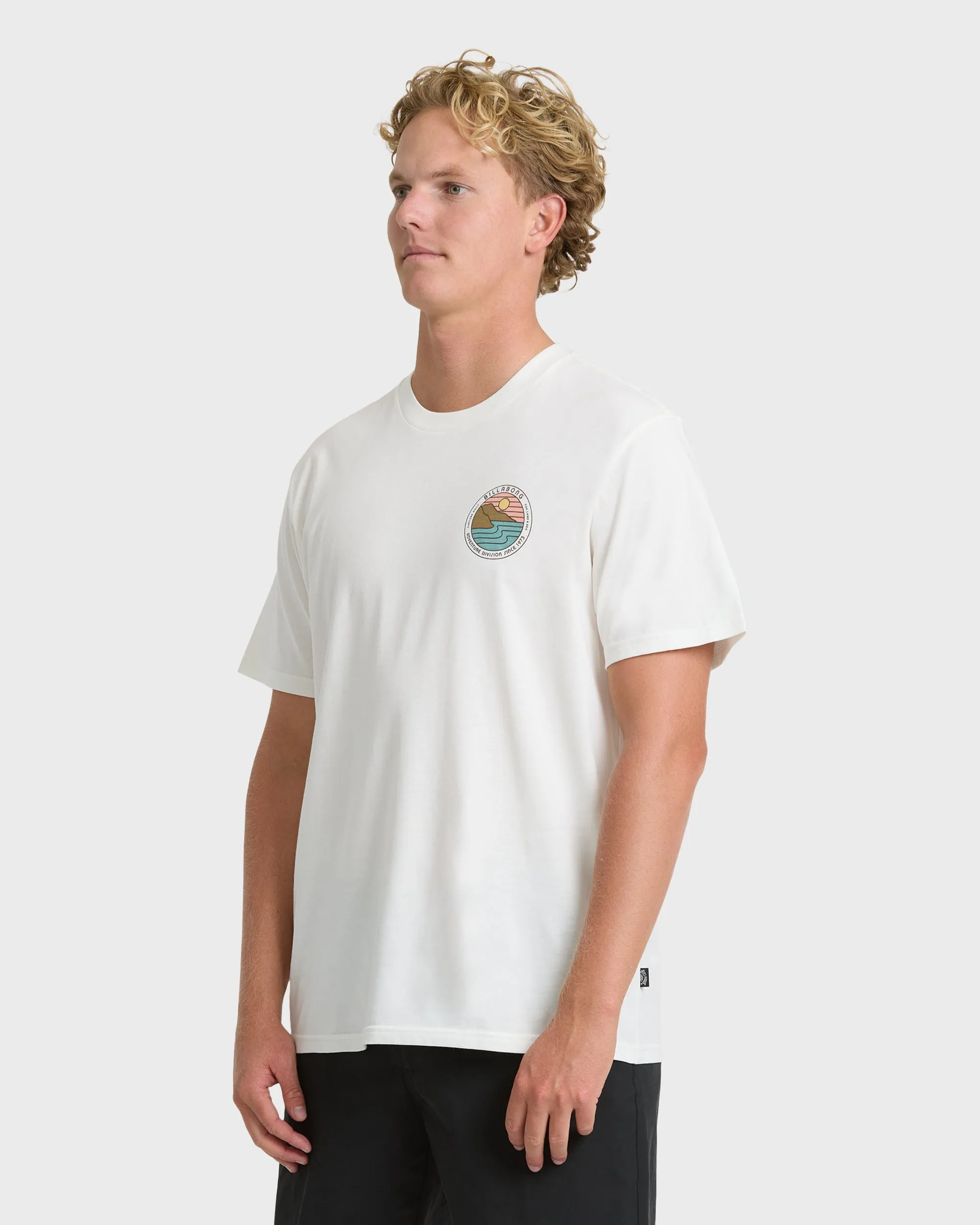 Rockies Adventure Division Premium Short Sleeve Knit T-Shirt - Off White sold by Billabong product image thumbnail 3
