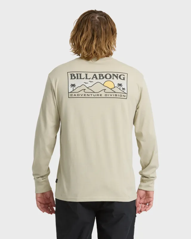 Range Adventure Division Premium Long Sleeve Knit T-Shirt - Sand Khaki made by Billabong