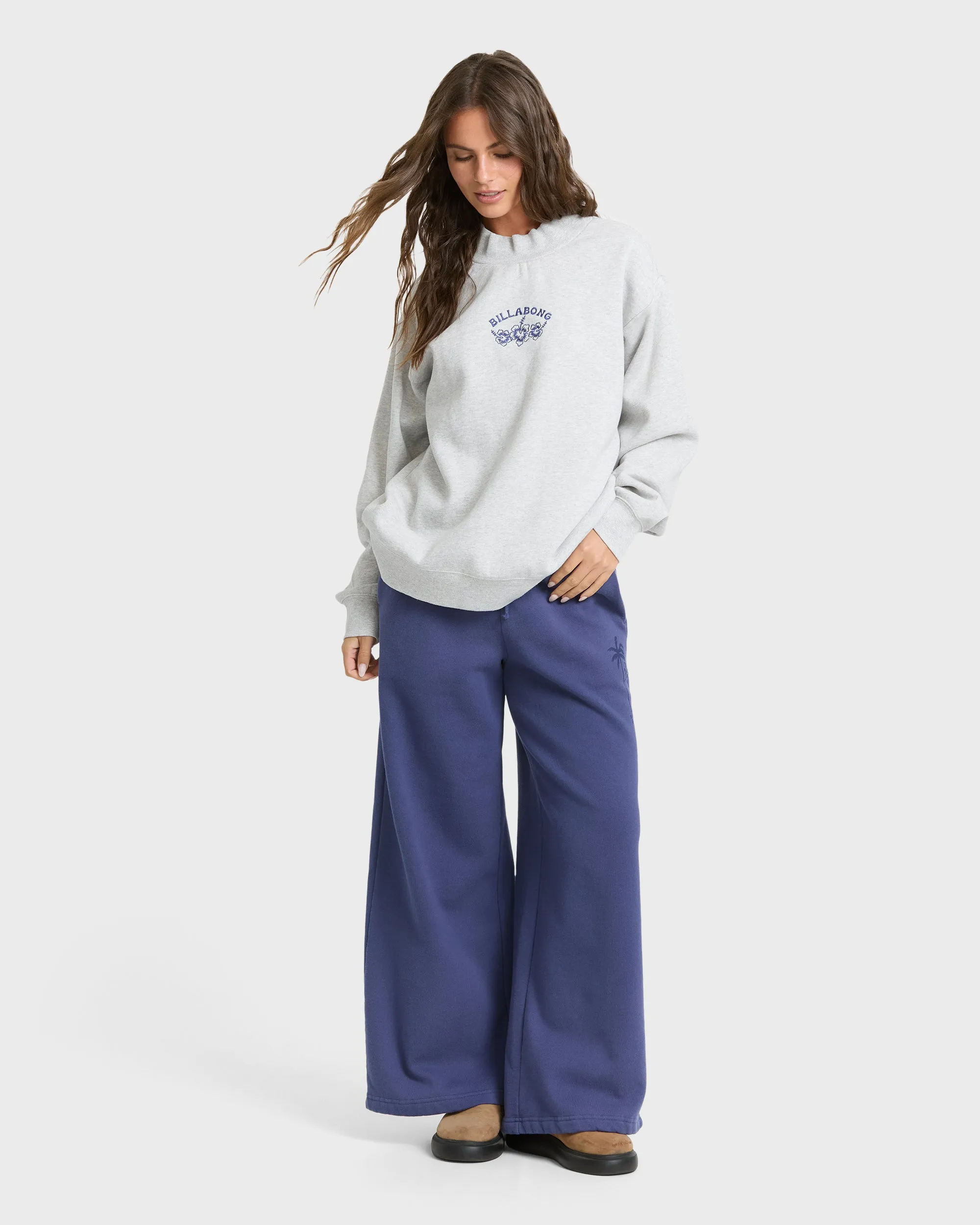Koa Mock Neck Sweatshirt - Heather Gray sold by Billabong product image thumbnail 4