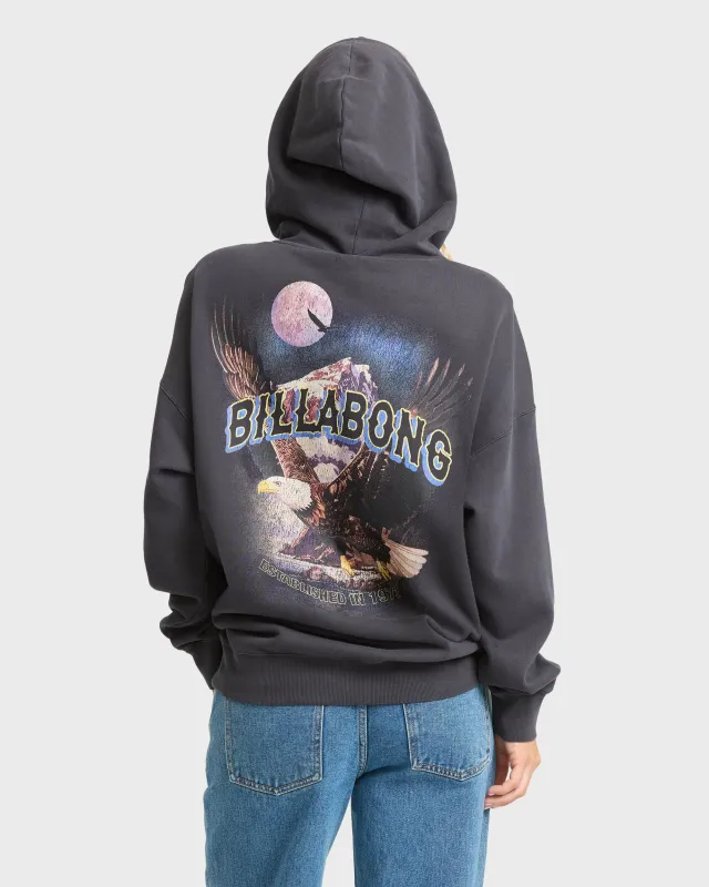 Always Lucky Pullover Hoodie - Black Sands made by Billabong