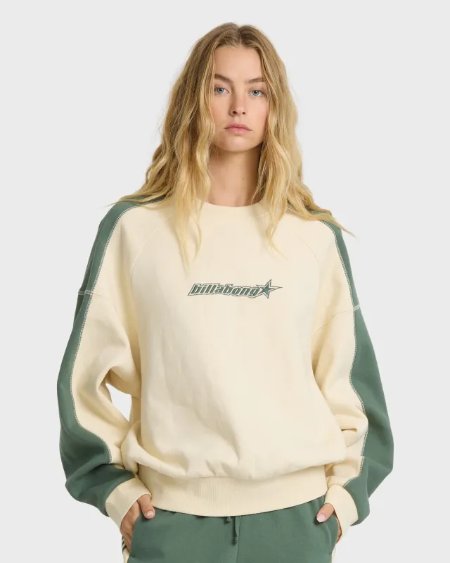 High Grade Crewneck Sweatshirt - Rain Forest made by Billabong