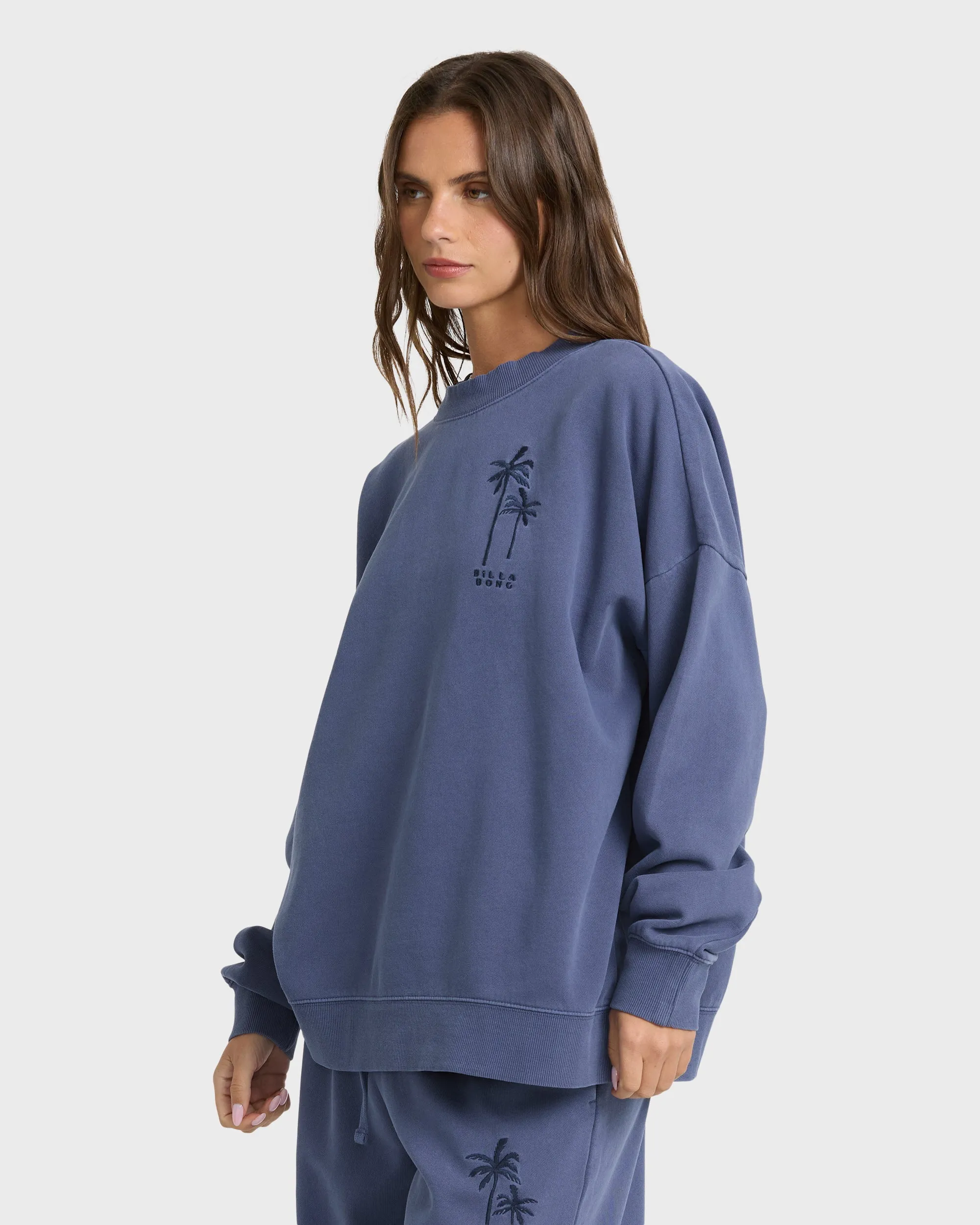 Tides Saltwashed Crewneck Sweatshirt - Classic Navy sold by Billabong product image thumbnail 3