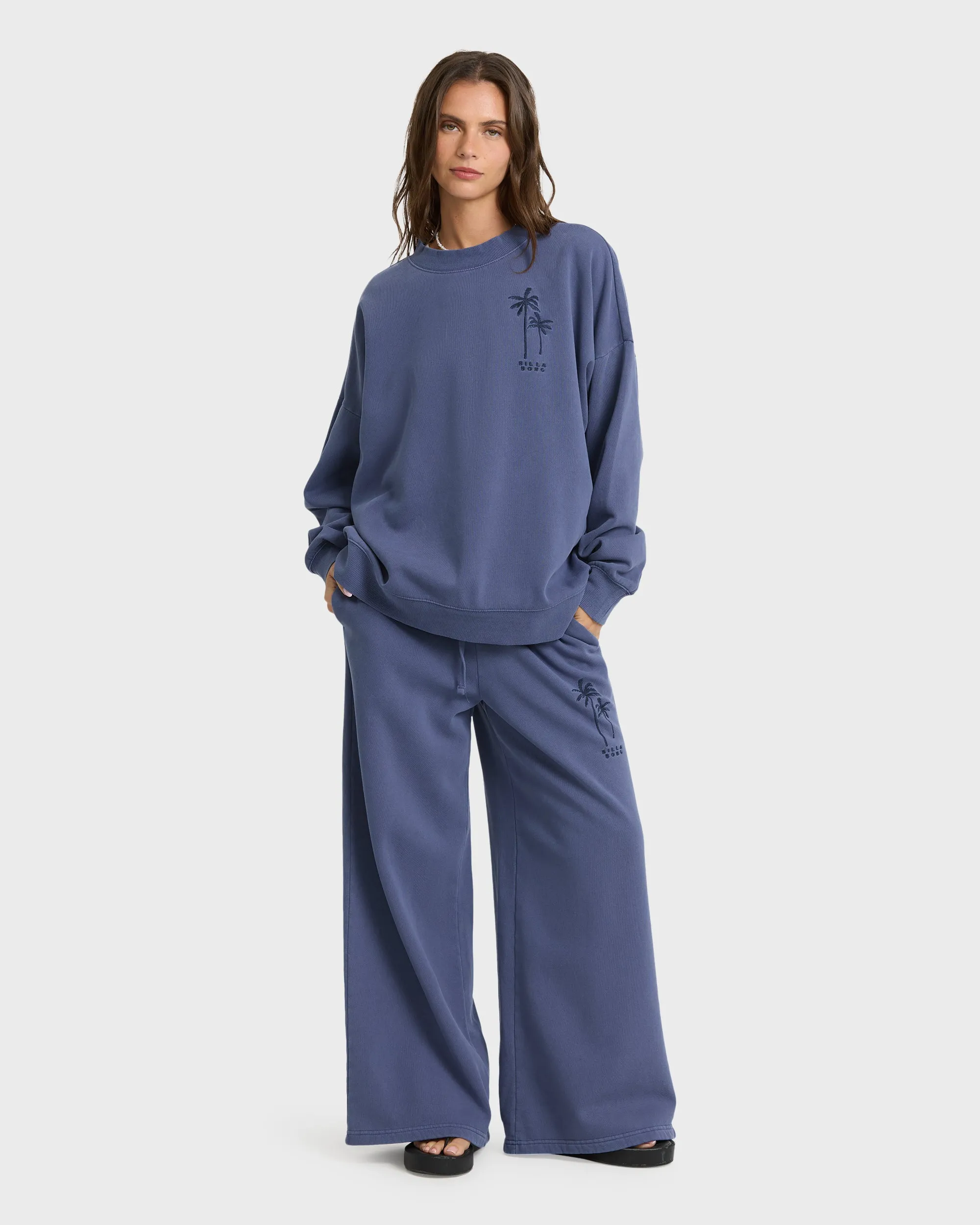 Tides Saltwashed Crewneck Sweatshirt - Classic Navy sold by Billabong product image thumbnail 4