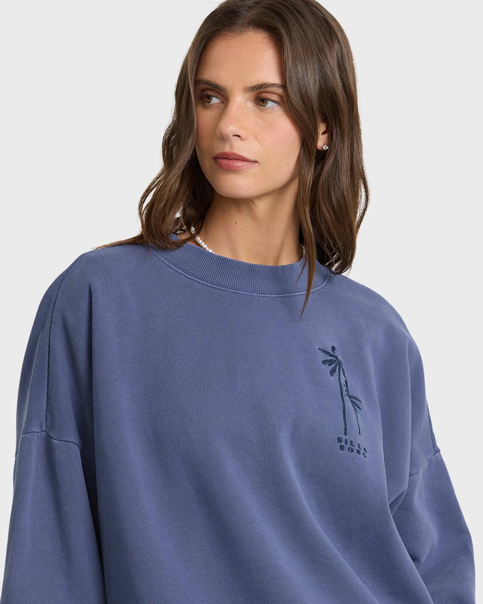 Tides Saltwashed Crewneck Sweatshirt - Classic Navy sold by Billabong product image thumbnail 5