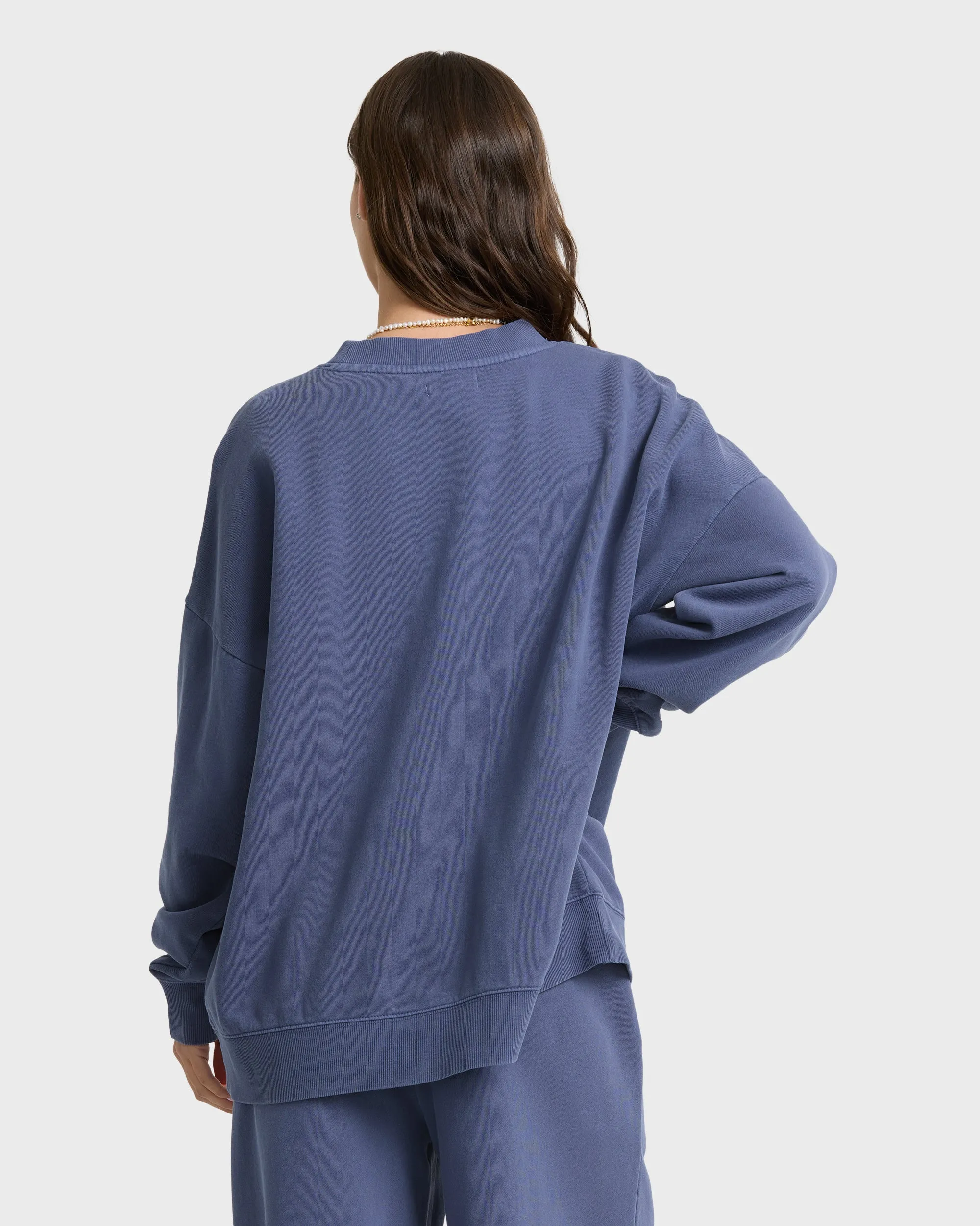 Tides Saltwashed Crewneck Sweatshirt - Classic Navy sold by Billabong product image thumbnail 2