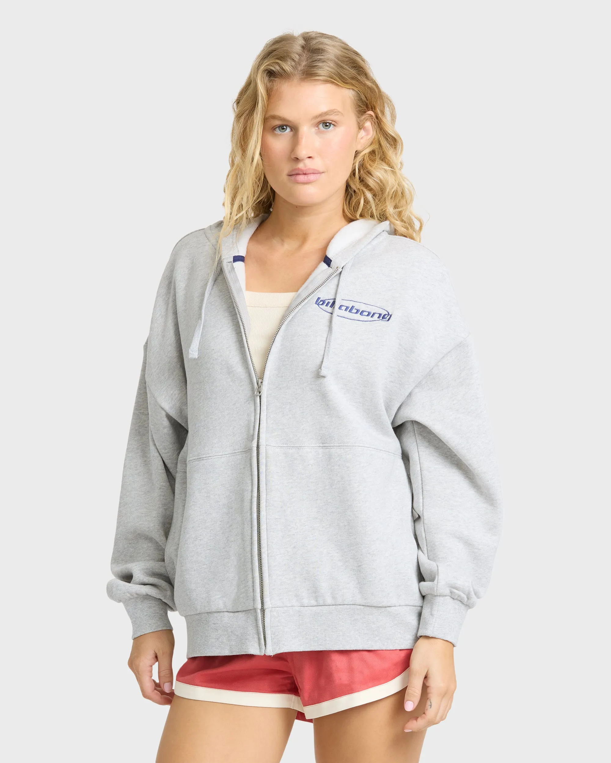 Jordyn Zip-Up Hoodie - Heather Gray sold by Billabong
