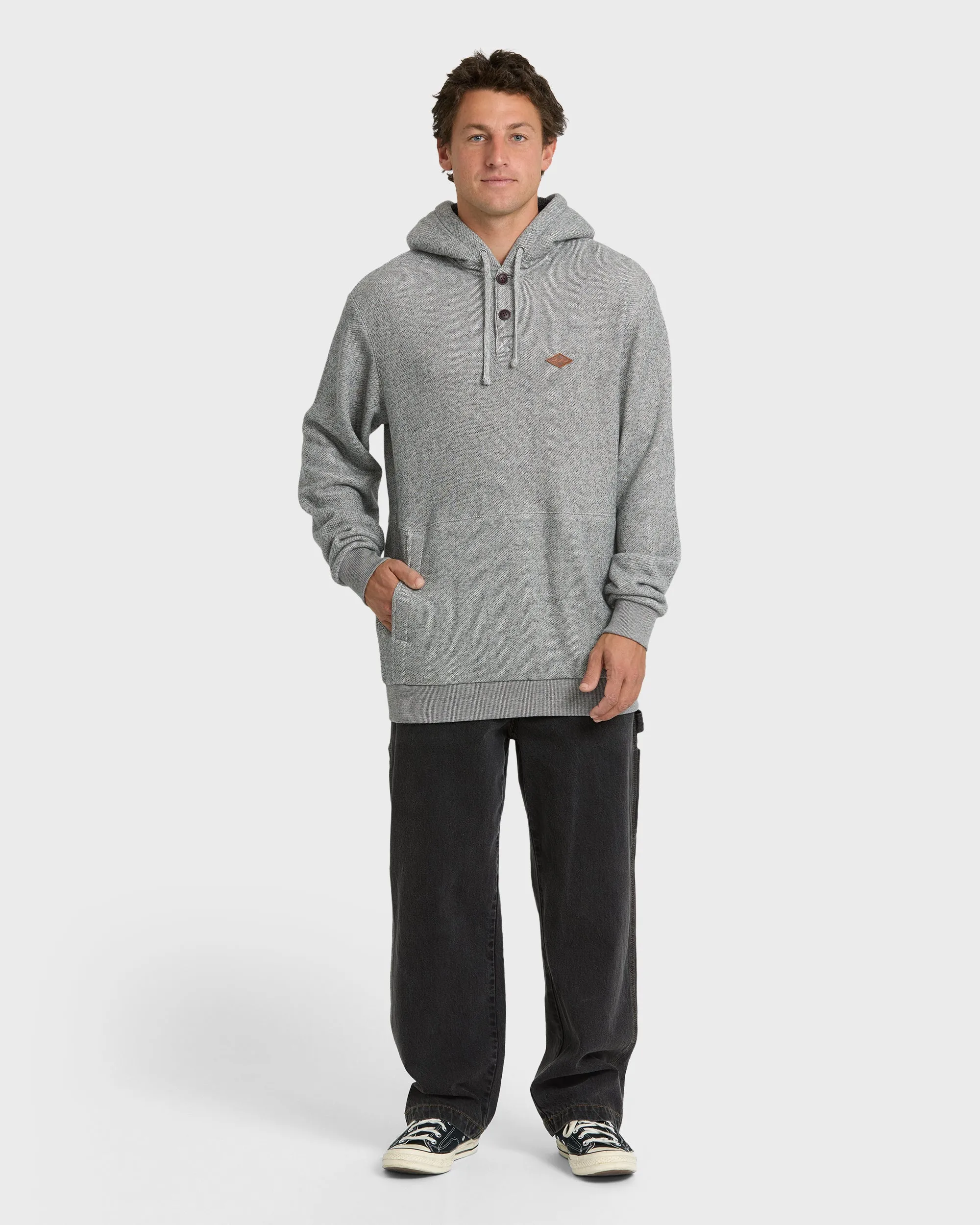 Hudson Pullover Hoodie - Black Heather sold by Billabong product image thumbnail 4