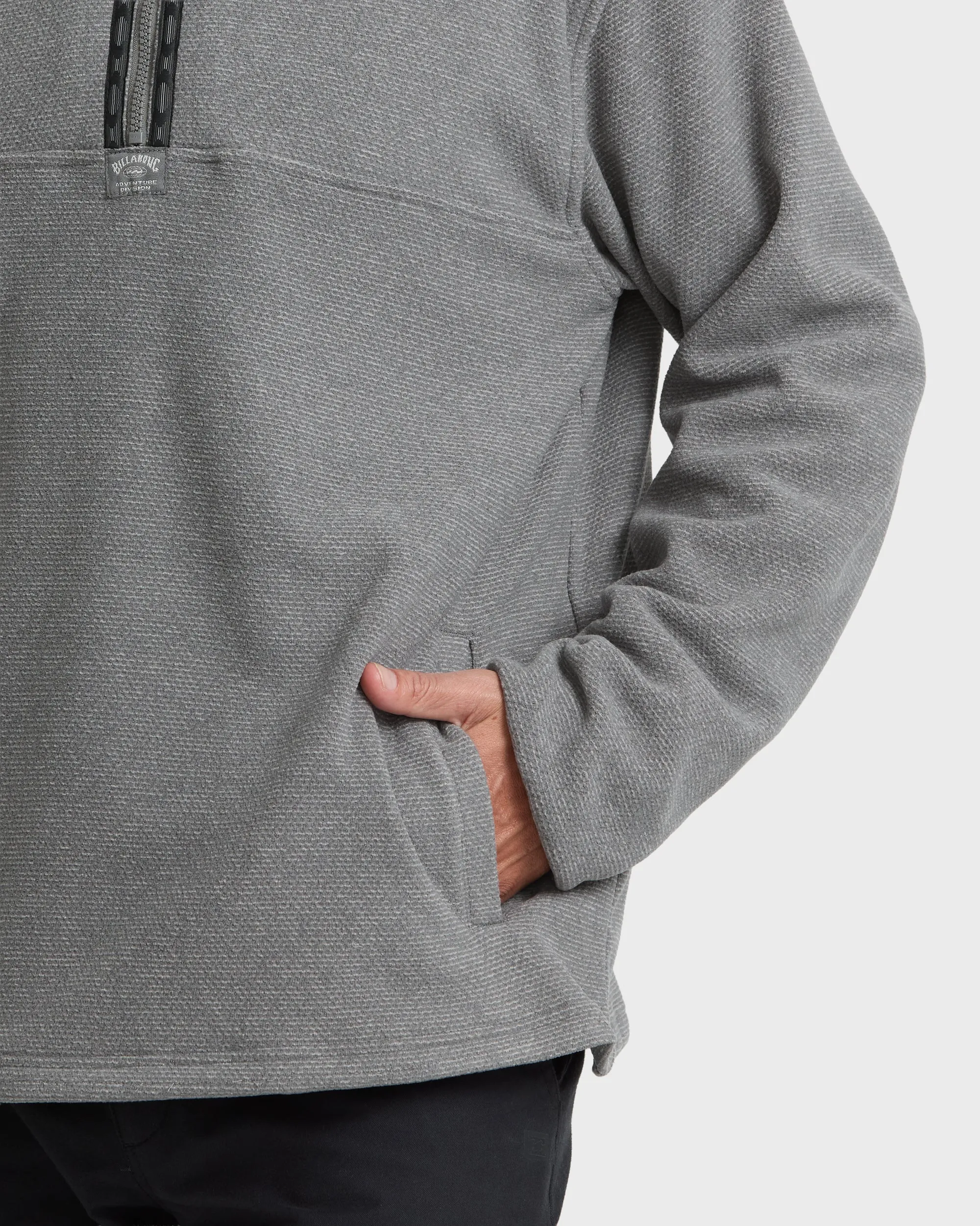 Frontier Mockneck Quarter-Zip Fleece - Pewter sold by Billabong product image thumbnail 5