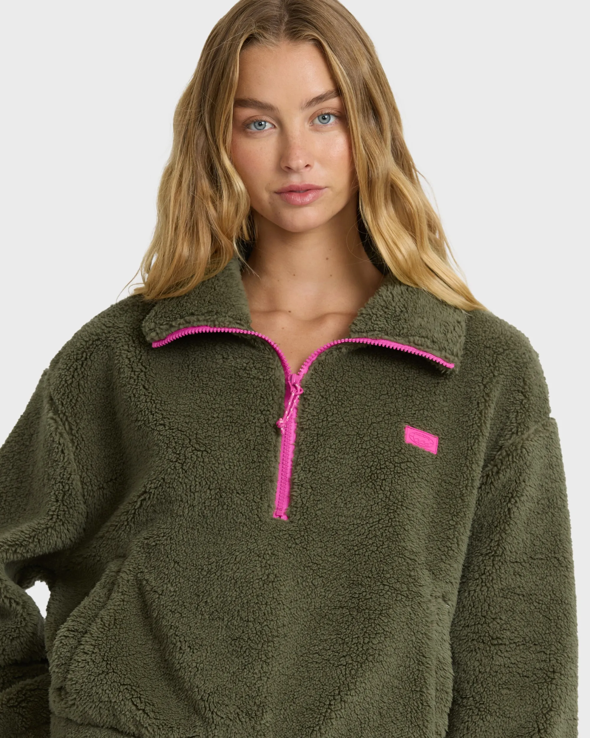 Adventure Division Barra Sherpa Half-Zip Sweatshirt - Canteen sold by Billabong product image thumbnail 5