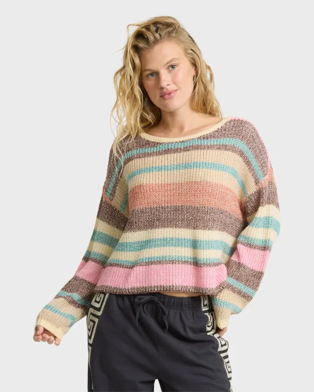 Lit Light Crewneck Sweater - Teak made by Billabong