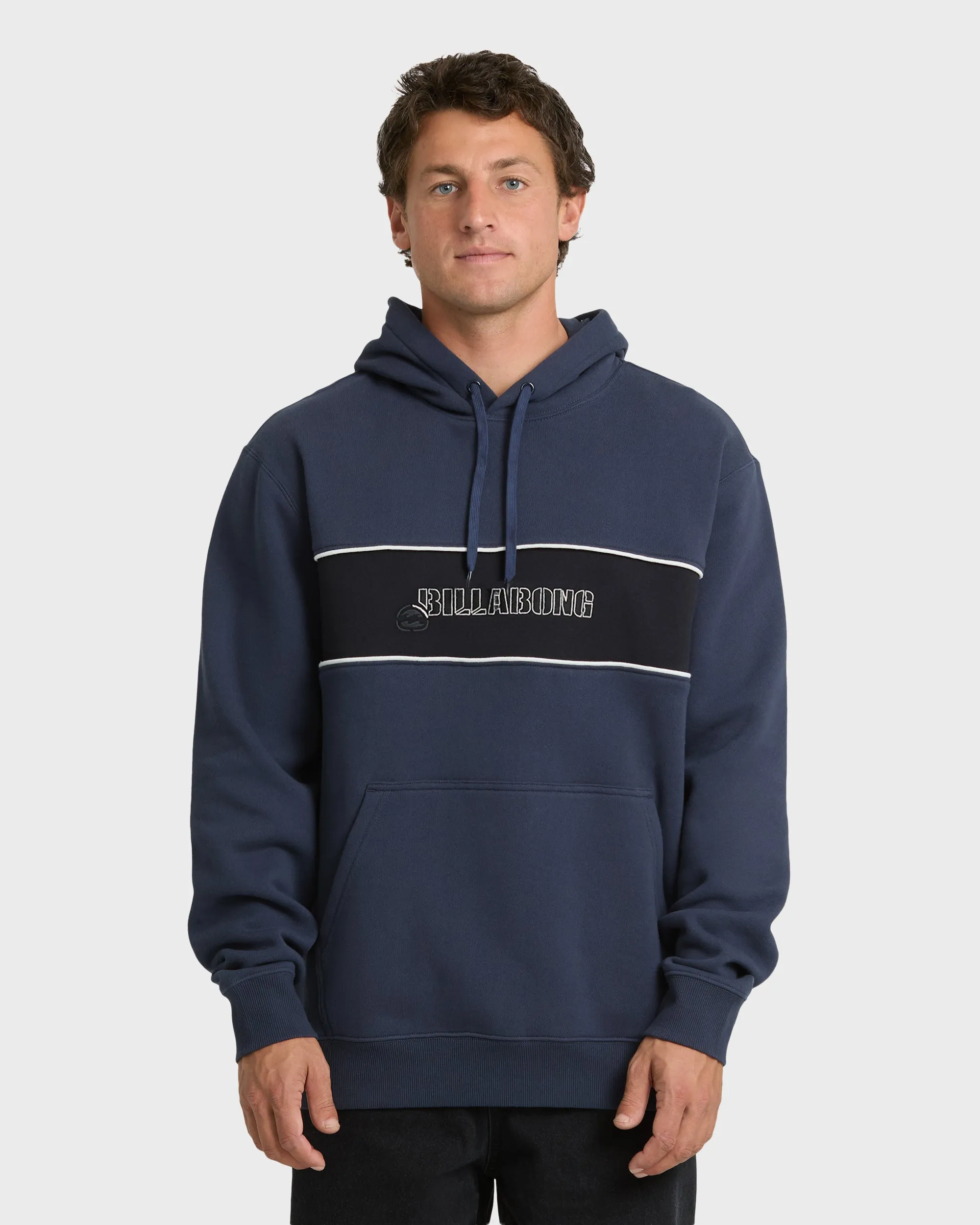 Spec Triband Pullover Hoodie - Blue Graphite sold by Billabong