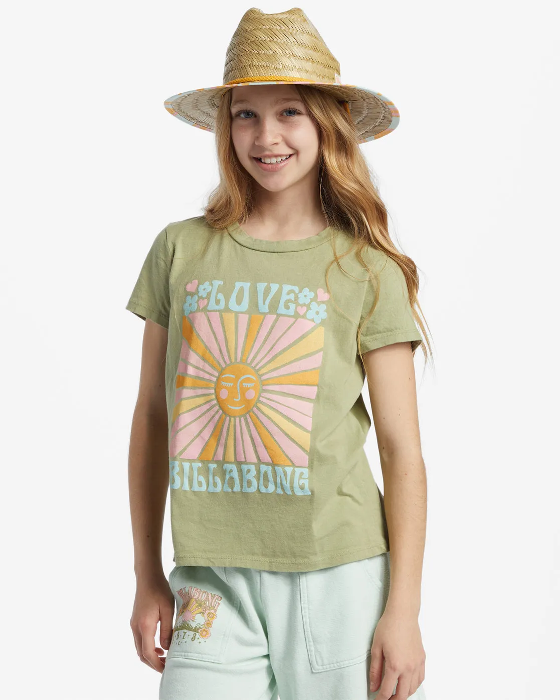 Girls Love Shine T-Shirt - Avocado sold by Billabong product image thumbnail 2