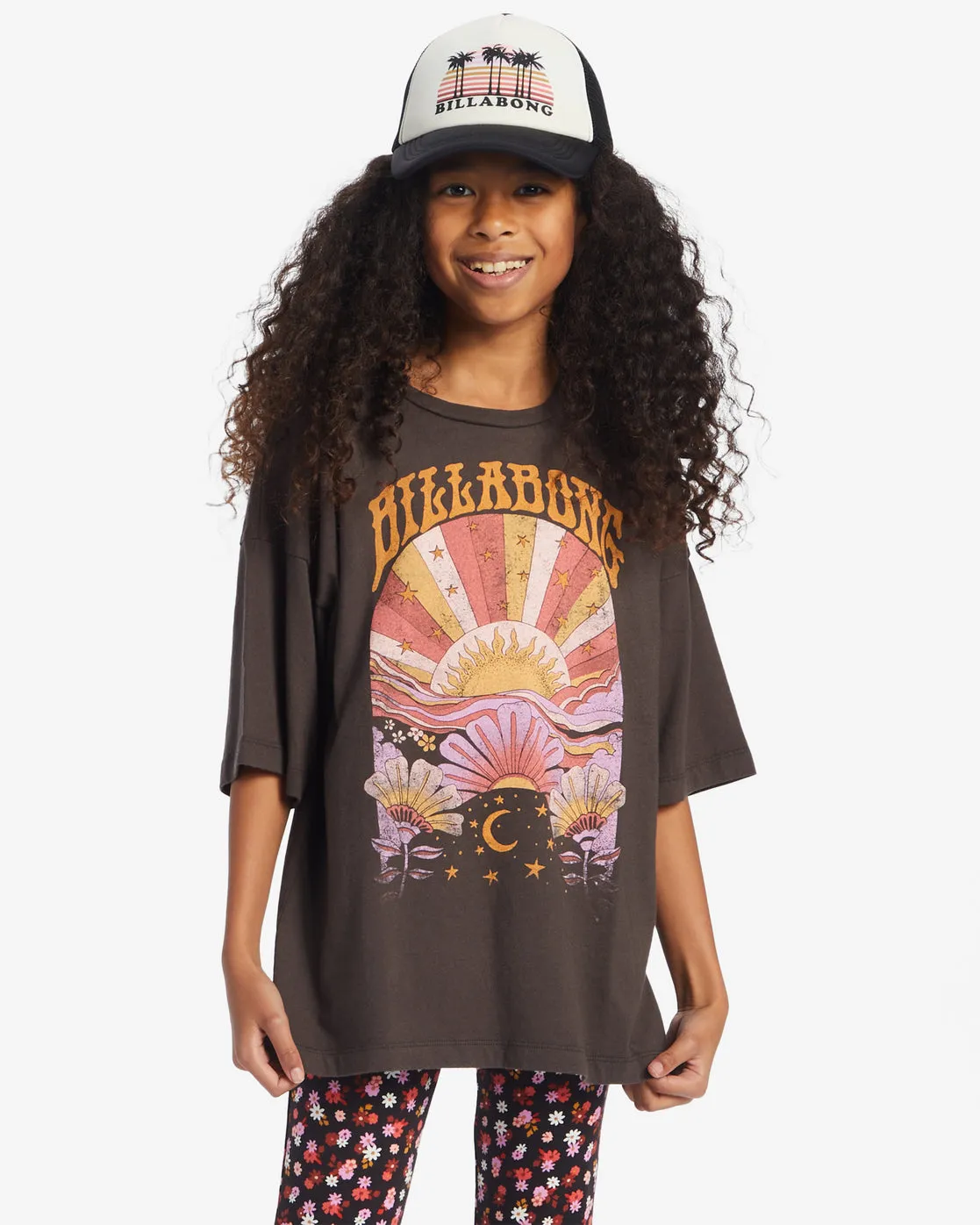 Girls Dream Scape T-Shirt - Off Black sold by Billabong