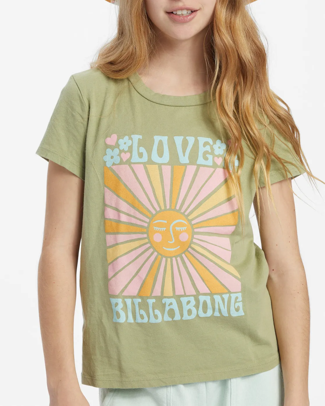 Girls Love Shine T-Shirt - Avocado sold by Billabong product image thumbnail 4