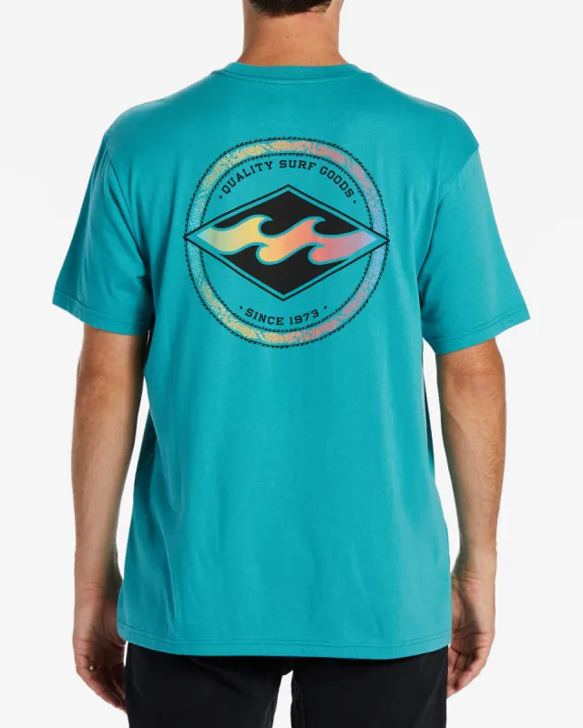 Rotor Diamond T-Shirt - Seagreen sold by Billabong