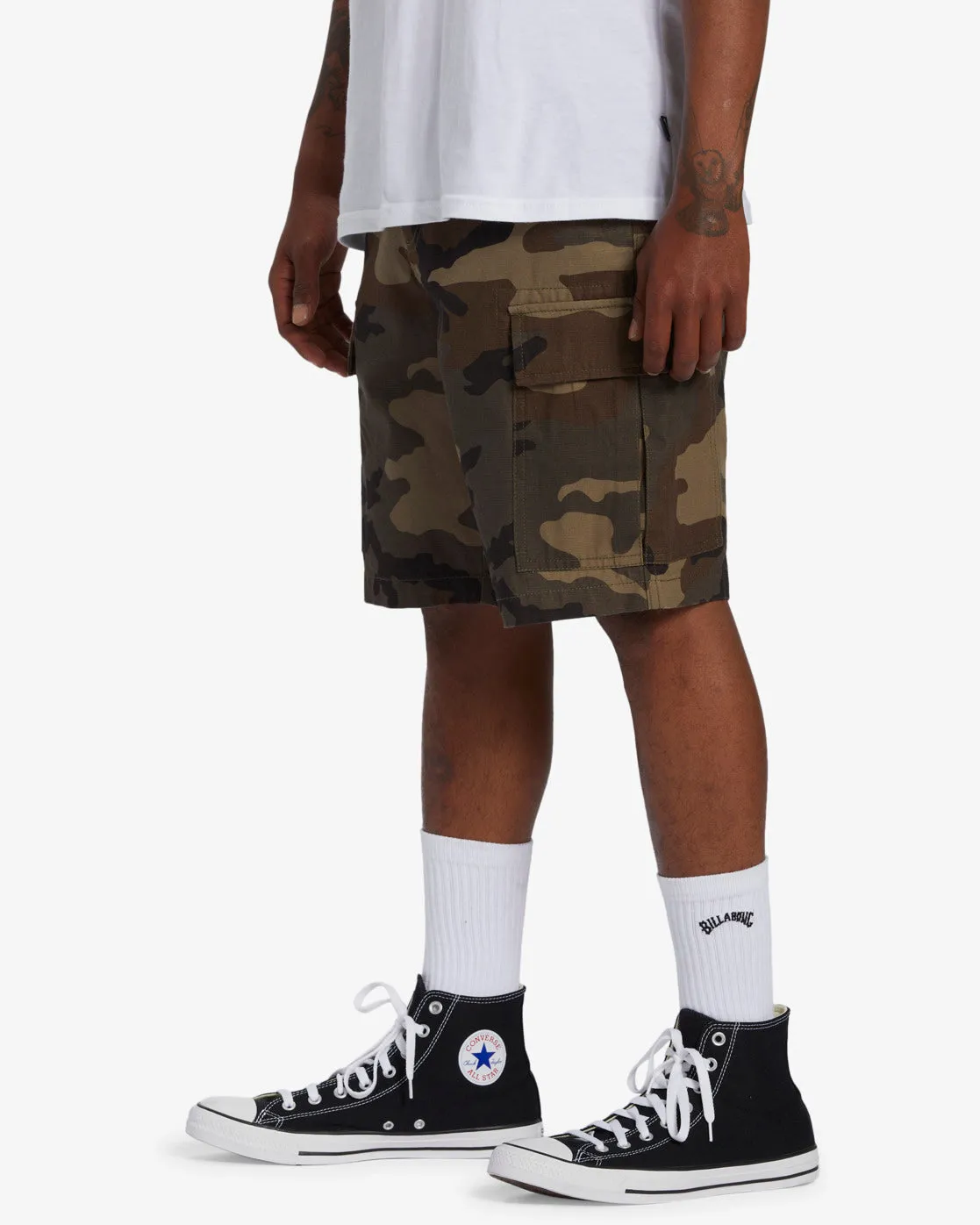 Combat Cargo Shorts - Military Camo sold by Billabong product image thumbnail 2