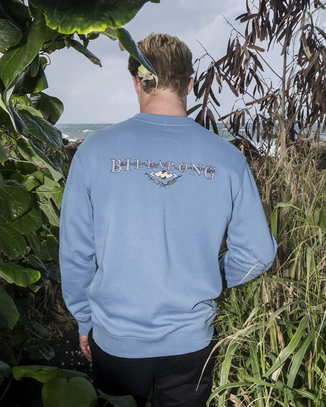Short Sands Crew Sweatshirt - Vintage Indigo sold by Billabong