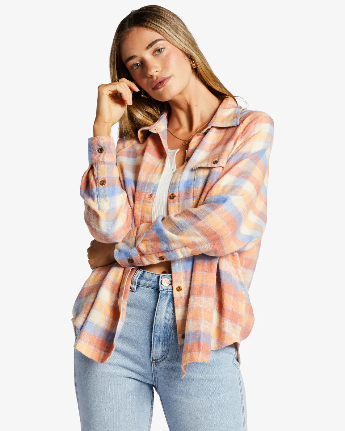 Best Time Long Sleeve Shirt - Rose Dawn sold by Billabong product image thumbnail 2