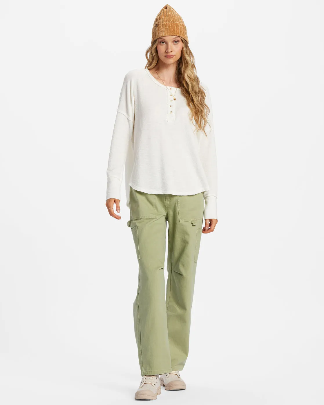 Warm Up Knit Beanie - Cosmic Khaki sold by Billabong product image thumbnail 3