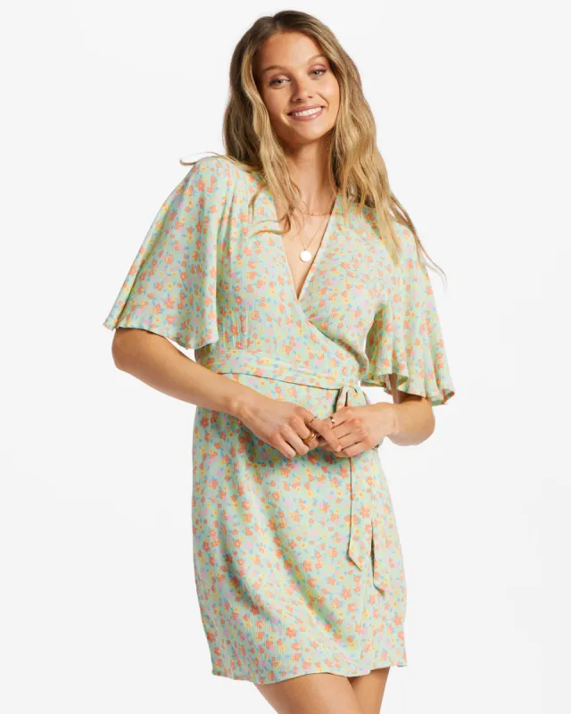 All For You Mini Dress - Spearmint sold by Billabong