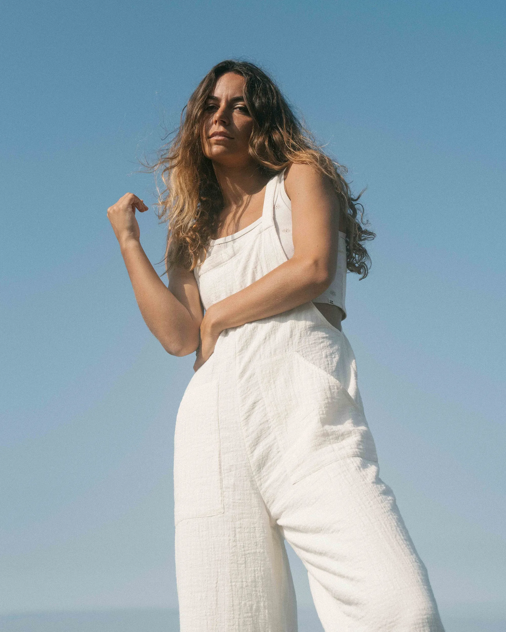 Pacific Time Jumpsuit - White Cap sold by Billabong product image thumbnail 2