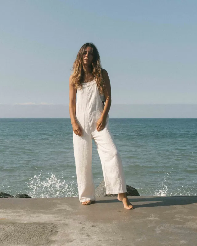 Pacific Time Jumpsuit - White Cap made by Billabong
