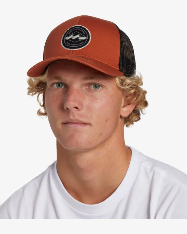 Walled Trucker Hat - Rust sold by Billabong