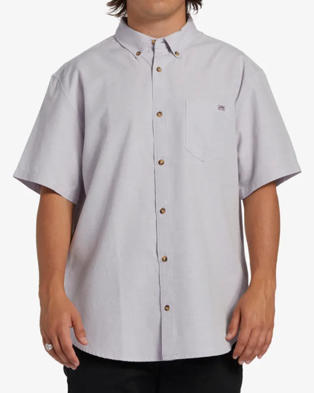 All Day Short Sleeve Shirt - Purple Ash sold by Billabong