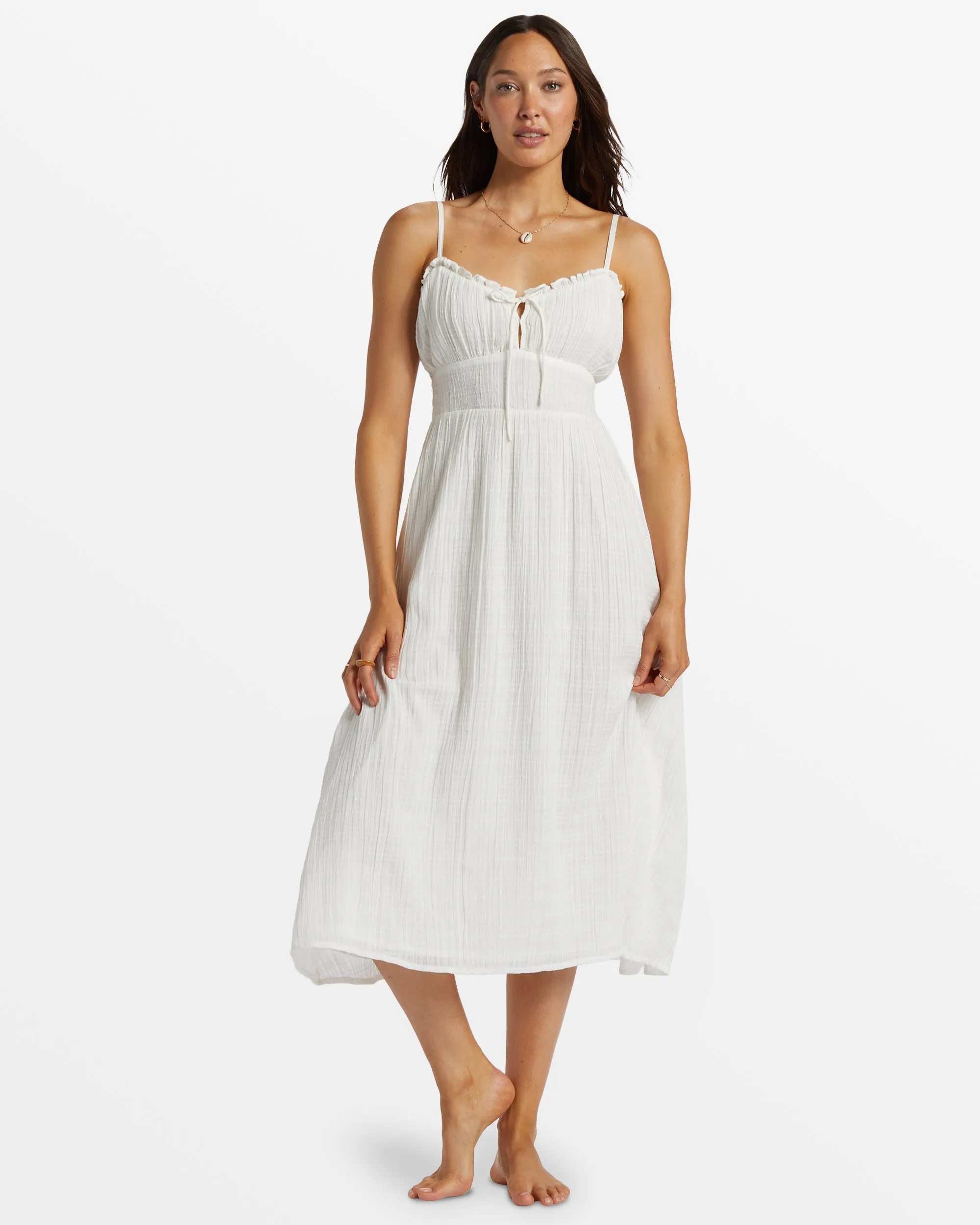 Pretty Perfect Sweetheart Midi Dress - Salt Crystal sold by Billabong product image thumbnail 3