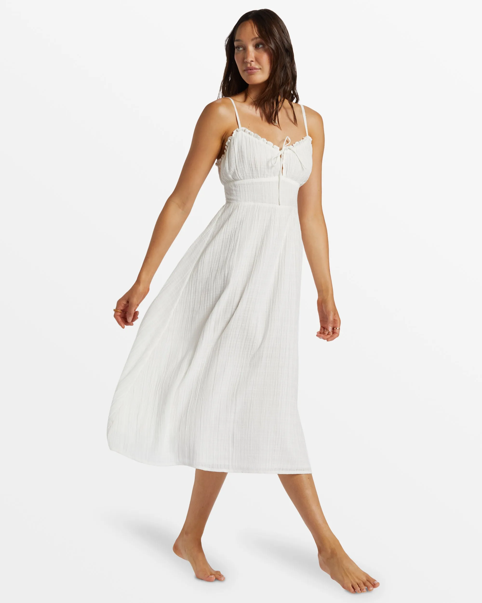 Pretty Perfect Sweetheart Midi Dress - Salt Crystal sold by Billabong product image thumbnail 5
