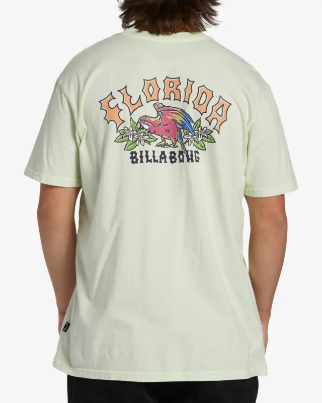 Arch Florida T-Shirt - Mint Cream sold by Billabong