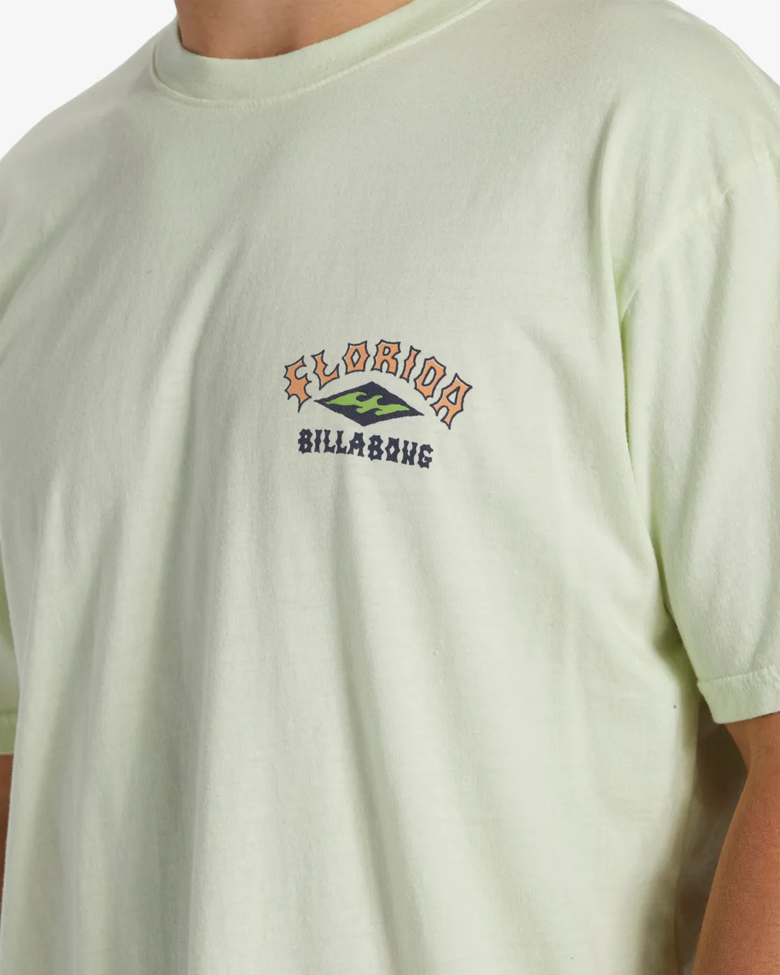 Arch Florida T-Shirt - Mint Cream sold by Billabong product image thumbnail 3