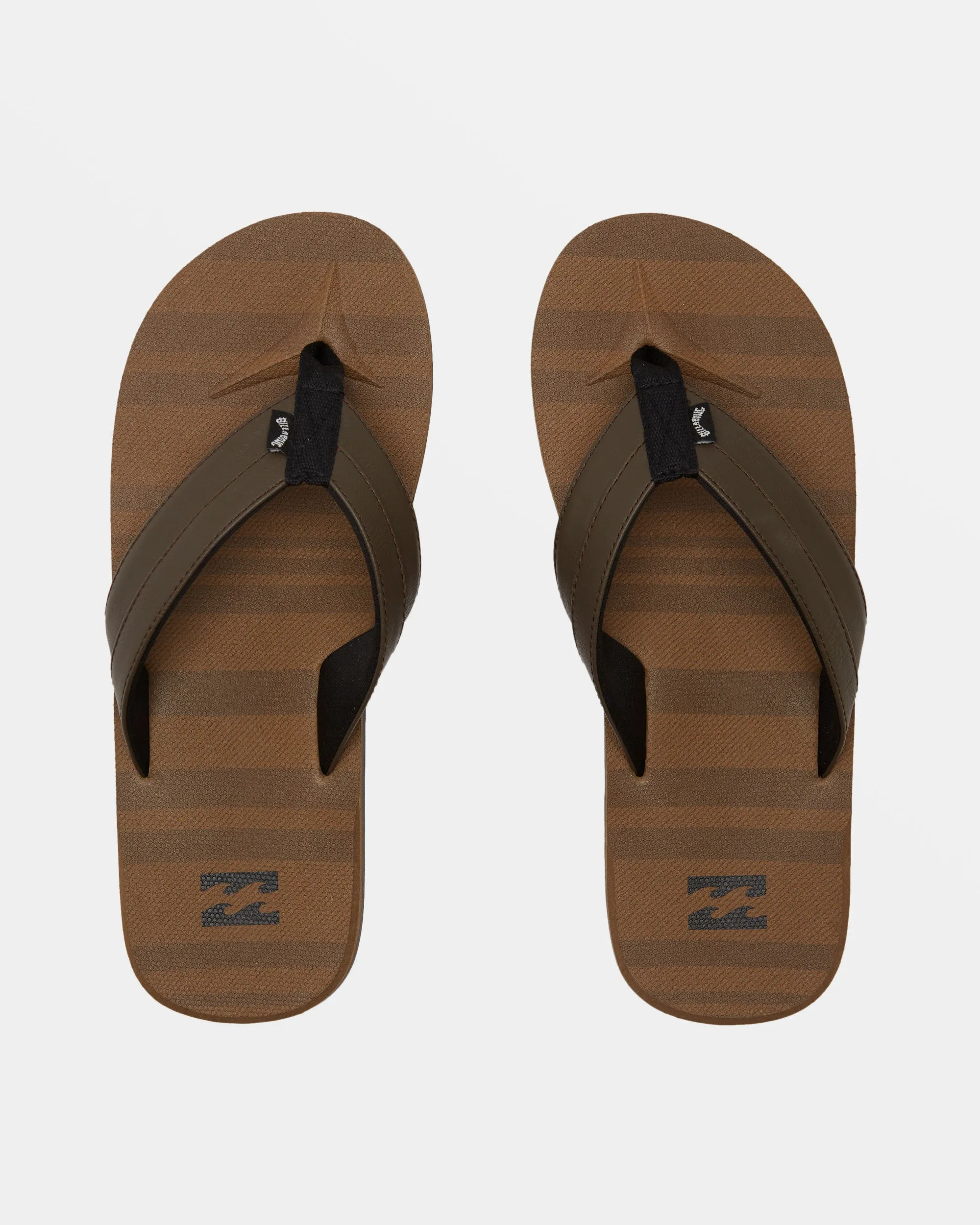 All Day Impact Print Slip-On Sandals - Chestnut sold by Billabong