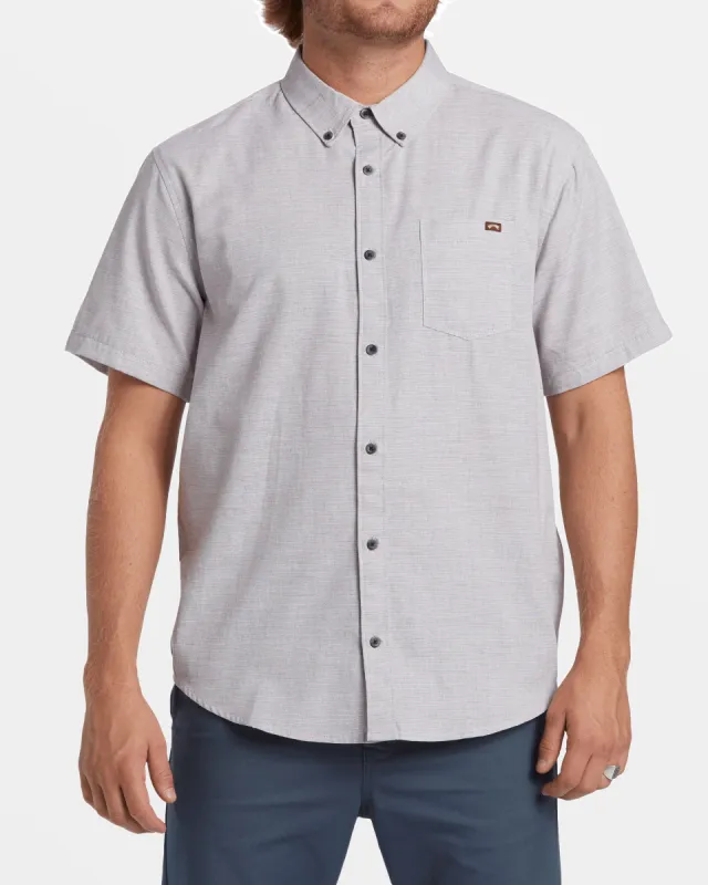 All Day Short Sleeve Shirt - Port Heather sold by Billabong