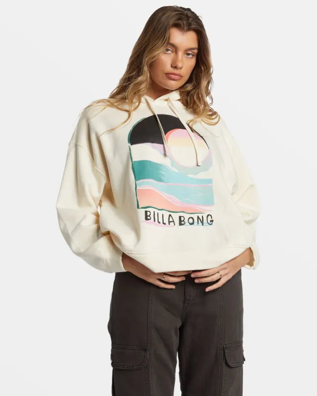 Keep It Up Hoodie - White Cap sold by Billabong
