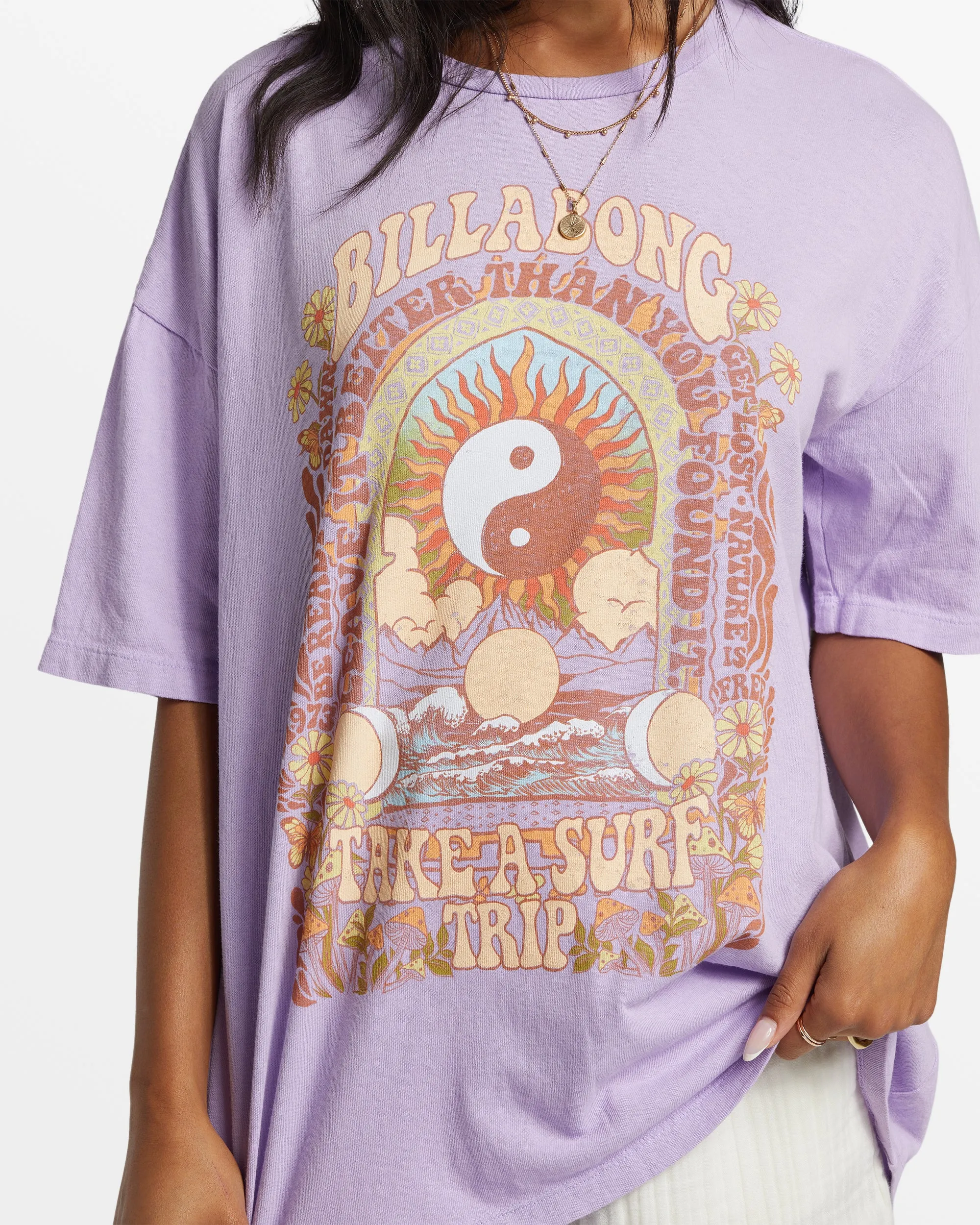 Surf Trip Oversized T-Shirt - Tulip sold by Billabong product image thumbnail 4