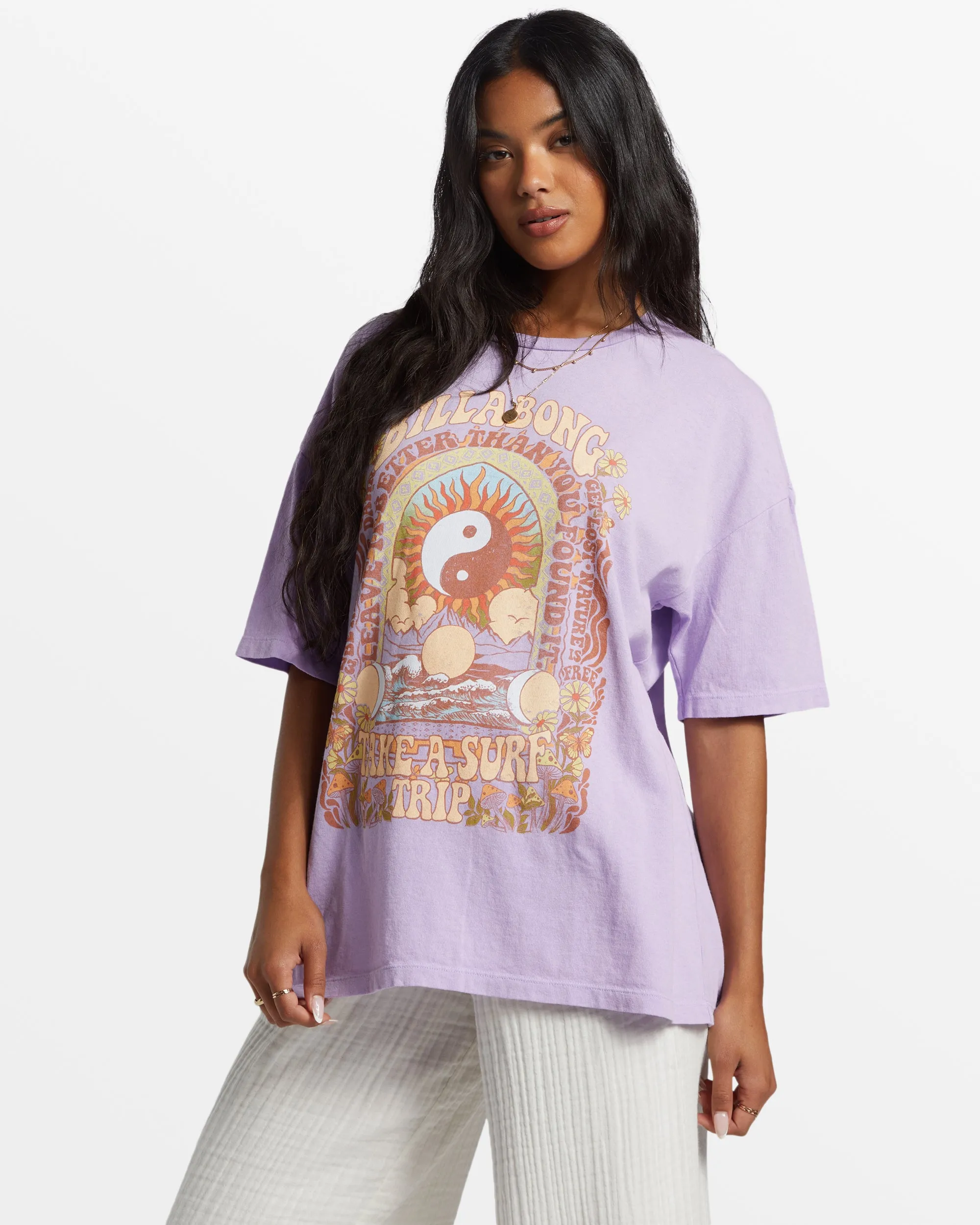 Surf Trip Oversized T-Shirt - Tulip sold by Billabong product image thumbnail 3