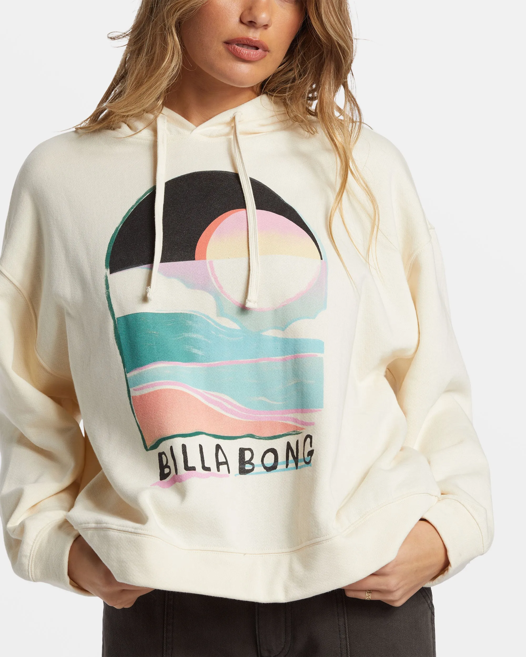 Keep It Up Hoodie - White Cap sold by Billabong product image thumbnail 4