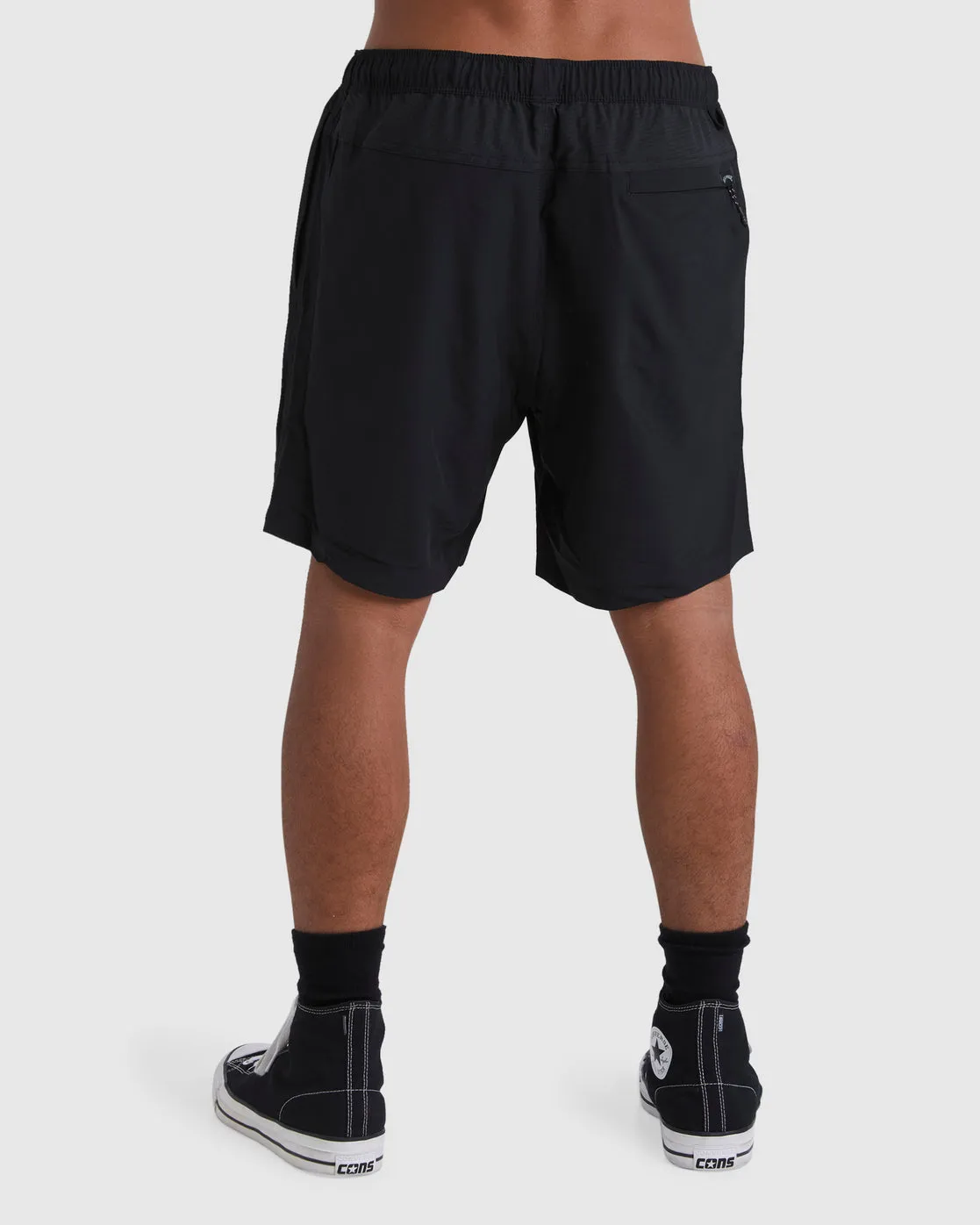 A/Div Surftrek Elastic Waist Shorts 17" - Black sold by Billabong product image thumbnail 4