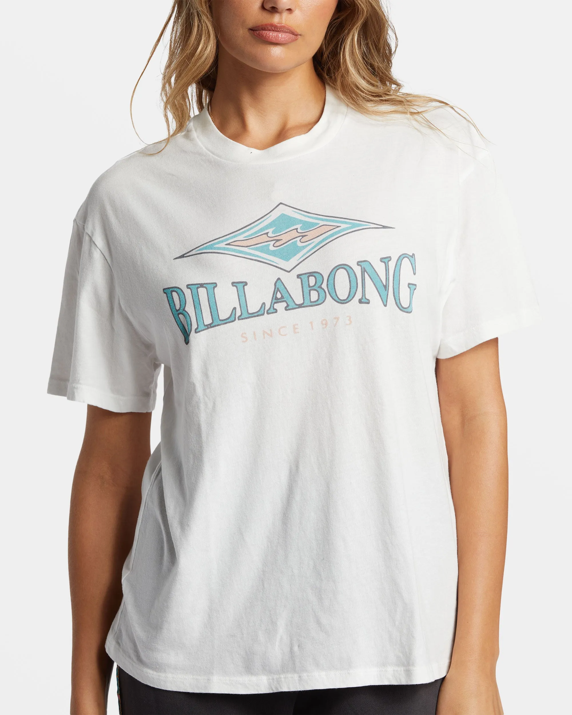 Heritage Diamond T-Shirt - Salt Crystal sold by Billabong product image thumbnail 4