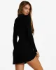 Everleigh Mock Mini Dress - Black Pebble sold by Billabong