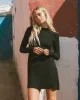 Everleigh Mock Mini Dress - Black Pebble sold by Billabong